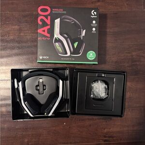 Logitech Over-Ear Headphones Black and Green